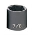Grey Pneumatic 1028R Socket 3/8" Drive x 7/8" Hex Size, 1.18mm Length, Impact Socket, Type II Shape