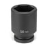 Grey Pneumatic 4042MD Socket 1" Drive x 42mm Hex Size, 92mm Deep Length, Impact Socket, Type III Shape