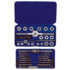 Hanson 24606 Tap and Die Set 41-Piece High Carbon Steel Machine Screw/Fractional Tap & Hex Die Set