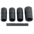 LTI Tools LT1230 Wheel Lug Nut Socket 5-Piece 1/2 In. Drive Dual Sided Flip Impact Socket Chrome Cap Lug Nut Remover Kit