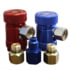 Mastercool 83736-K A/C System Conversion Kit Deluxe R134a to R1234yf Conversion Kit with High and Low Side Couplers and
