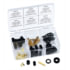 Mastercool 91334 A/C System Charging Hose Depressor and Seal Kit 55-Pieces Charging Hose and Adapter Gasket, O-Ring, and