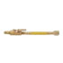 Mastercool 90264 A/C System Charging Hose Yellow 1/4" x 1/4" Straight Manual Shut-Off Valve