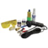 Mastercool 53351 Leak Detection Dye Kit Professional UV Leak Detection Kit with 50-Watt Mini Light Dyes Hose and Glasses