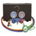 Mastercool 89660-PRO5 Manifold Pressure Gauge Professional-Grade Aluminum 2-Way Manifold Gauge Set for R134a Systems with 60"