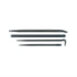 Mayhew Tools 76284 Pry Bar 4-Piece Blast Finish Pry Bar Set Includes Cold Chisel Line Up and Rolling Head Tools