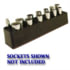 Mechanic's Time Savers 783 Socket Holder Magnetic Black 3/8" Drive Deep Socket Holder