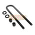 Euclid E-UB5161-16 Leaf Spring Axle U-Bolt Kit Leaf Spring Axle U-Bolt Kit, Round Bend, 6.00 in. Thread Length, 7/8 in.-14