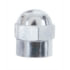 Haltec N-1202 Tire Valve Stem Cap Tire Valve Stem Cap - Chrome-Plated, Hex, for Standard Bore Valves