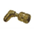 Robinair 40563A Male Elbow Fitting 1/4 In. Male Flare x 1/4 In. Female Flare 90 Degree Brass Access Adapter Elbow