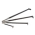 Sunex Tools 9804 Pry Bar 4-Piece Pry Bar Set with Rolling Head Hook and Point Design, High-Quality Chrome Vanadium Steel