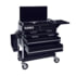 Sunex Tools 8045BK Utility Cart Sunex® Tools Professional 5-Drawer Black Tool Cart W/ Locking Top, 27"H