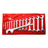 V8 Hand Tools 214 Wrench Angle Head Combo Wrench Set, Fractional, 14 pc.