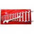 V8 Hand Tools 214 Wrench Angle Head Combo Wrench Set, Fractional, 14 pc.