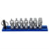 Vim Tools UJM400 Universal Joint Hardware Kit U-Joint Metric Hex Drivers, 3mm-10mm, w/ 1/4" Sq Drive, Magrail TL Base
