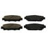 Beck Arnley 082-1405 Disc Brake Pad Set PREMIUM BRAKE PA