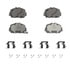Wagner OEX2036 Disc Brake Pad Set Premium Ceramic Disc Pad