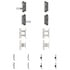 Wagner OEX537 Disc Brake Pad Set CERAMIC DISC PAD SET