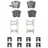 Wagner OEX537 Disc Brake Pad Set CERAMIC DISC PAD SET