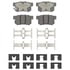 Wagner OEX537 Disc Brake Pad Set CERAMIC DISC PAD SET