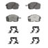 Wagner OEX815 Disc Brake Pad Set Premium Ceramic Disc Pad