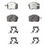 Wagner OEX815 Disc Brake Pad Set Premium Ceramic Disc Pad
