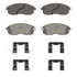 Wagner OEX815 Disc Brake Pad Set Premium Ceramic Disc Pad