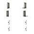 Wagner OEX914A Disc Brake Pad Set Premium Ceramic Disc Pad