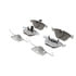 Wagner OEX918 Disc Brake Pad Set OEX Ceramic Brake Pad