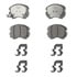 Wagner OEX924A Disc Brake Pad Set CERAMIC DISC PAD SET