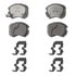 Wagner OEX924 Disc Brake Pad Set OEX Ceramic Brake Pad