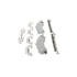 Wagner OEX975 Disc Brake Pad Set Premium Ceramic Disc Pad
