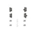 Wagner PD1037 Disc Brake Pad Set Wagner Brake ThermoQuiet PD1037 Ceramic Disc Brake Pad Set