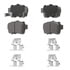 Wagner PD1088 Disc Brake Pad Set Wagner Brake ThermoQuiet PD1088 Ceramic Disc Brake Pad Set