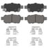 Wagner PD1088 Disc Brake Pad Set Wagner Brake ThermoQuiet PD1088 Ceramic Disc Brake Pad Set