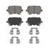 Wagner PD1108 Disc Brake Pad Set Wagner Brake ThermoQuiet PD1108 Ceramic Disc Brake Pad Set
