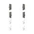 Wagner PD1108 Disc Brake Pad Set Wagner Brake ThermoQuiet PD1108 Ceramic Disc Brake Pad Set