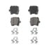 Wagner PD1108 Disc Brake Pad Set Wagner Brake ThermoQuiet PD1108 Ceramic Disc Brake Pad Set