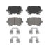 Wagner PD1108 Disc Brake Pad Set Wagner Brake ThermoQuiet PD1108 Ceramic Disc Brake Pad Set