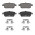 Wagner PD1161 Disc Brake Pad Set Wagner Brake ThermoQuiet PD1161 Ceramic Disc Brake Pad Set