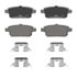 Wagner PD1161 Disc Brake Pad Set Wagner Brake ThermoQuiet PD1161 Ceramic Disc Brake Pad Set