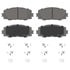 Wagner PD1184 Disc Brake Pad Set Wagner Brake ThermoQuiet PD1184 Ceramic Disc Brake Pad Set