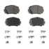 Wagner PD1184 Disc Brake Pad Set Wagner Brake ThermoQuiet PD1184 Ceramic Disc Brake Pad Set