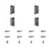 Wagner PD1184 Disc Brake Pad Set Wagner Brake ThermoQuiet PD1184 Ceramic Disc Brake Pad Set