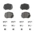 Wagner PD1184 Disc Brake Pad Set Wagner Brake ThermoQuiet PD1184 Ceramic Disc Brake Pad Set