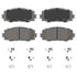 Wagner PD1184 Disc Brake Pad Set Wagner Brake ThermoQuiet PD1184 Ceramic Disc Brake Pad Set