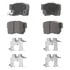 Wagner PD813 Disc Brake Pad Set Wagner Brake ThermoQuiet PD813 Ceramic Disc Brake Pad Set
