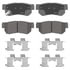 Wagner PD813 Disc Brake Pad Set Wagner Brake ThermoQuiet PD813 Ceramic Disc Brake Pad Set