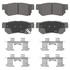 Wagner PD813 Disc Brake Pad Set Wagner Brake ThermoQuiet PD813 Ceramic Disc Brake Pad Set