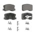 Wagner PD868 Disc Brake Pad Set Wagner Brake ThermoQuiet PD868 Ceramic Disc Brake Pad Set